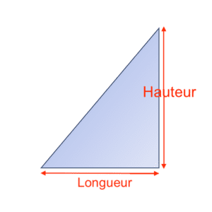 Alternative view of Vitre Triangle Rectangle sur-mesure